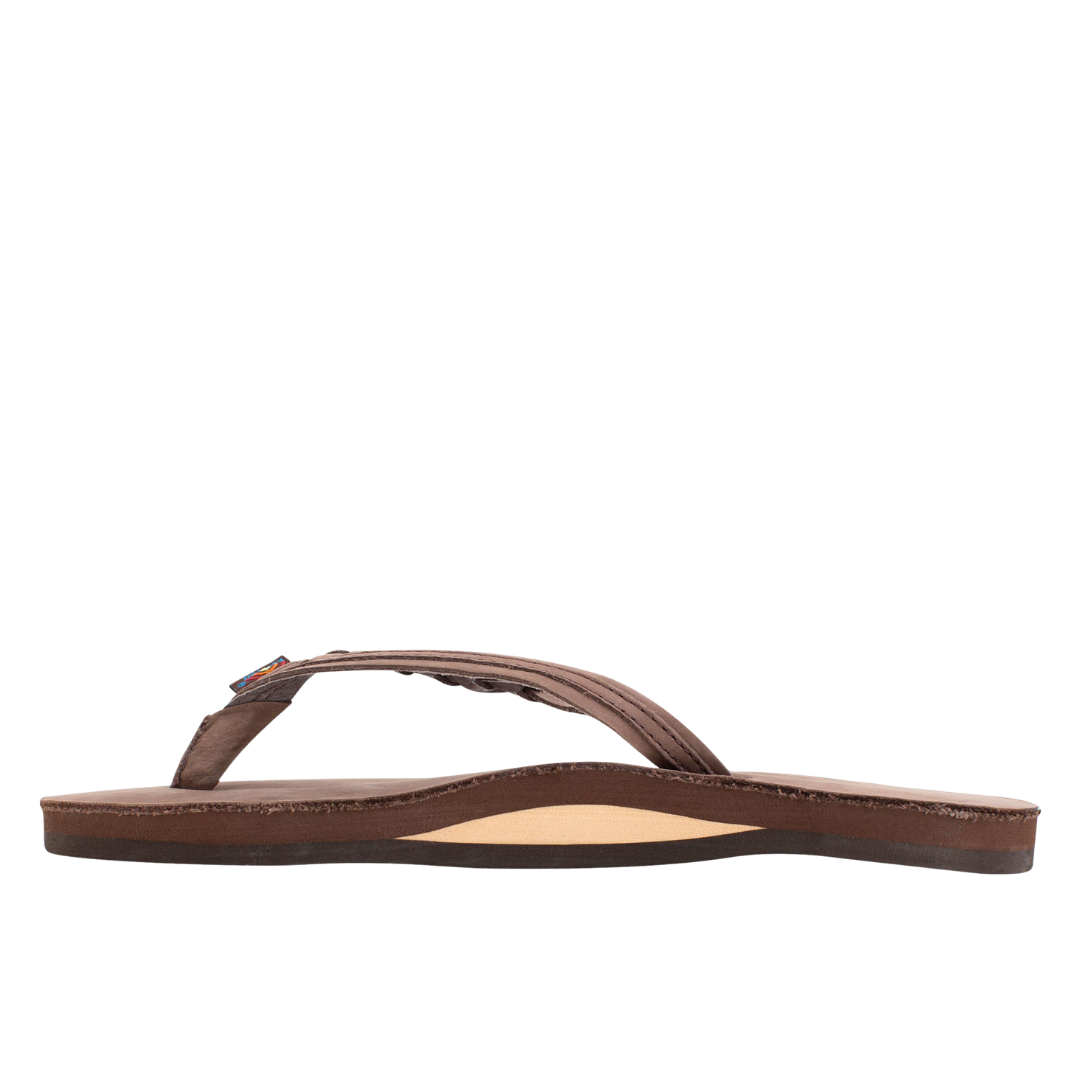 Rainbow Ladies Flirty Braidy Expresso 1/2" Braided Strap Sandal 301ALTSB-EXPR