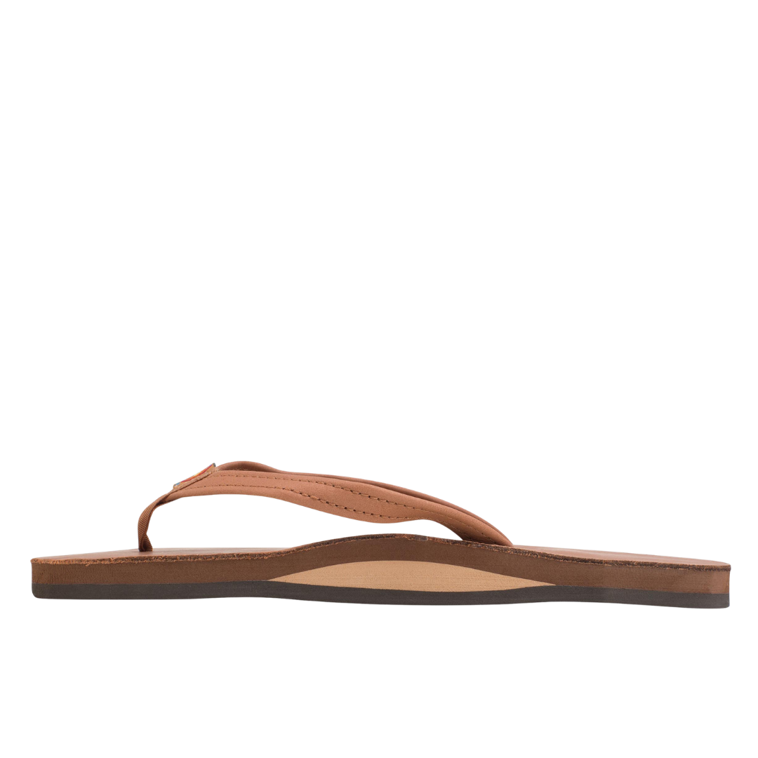 Rainbow Ladies Single Layer Redwood 1/2" Narrow Strap Sandal 301ALTSN-RDWD