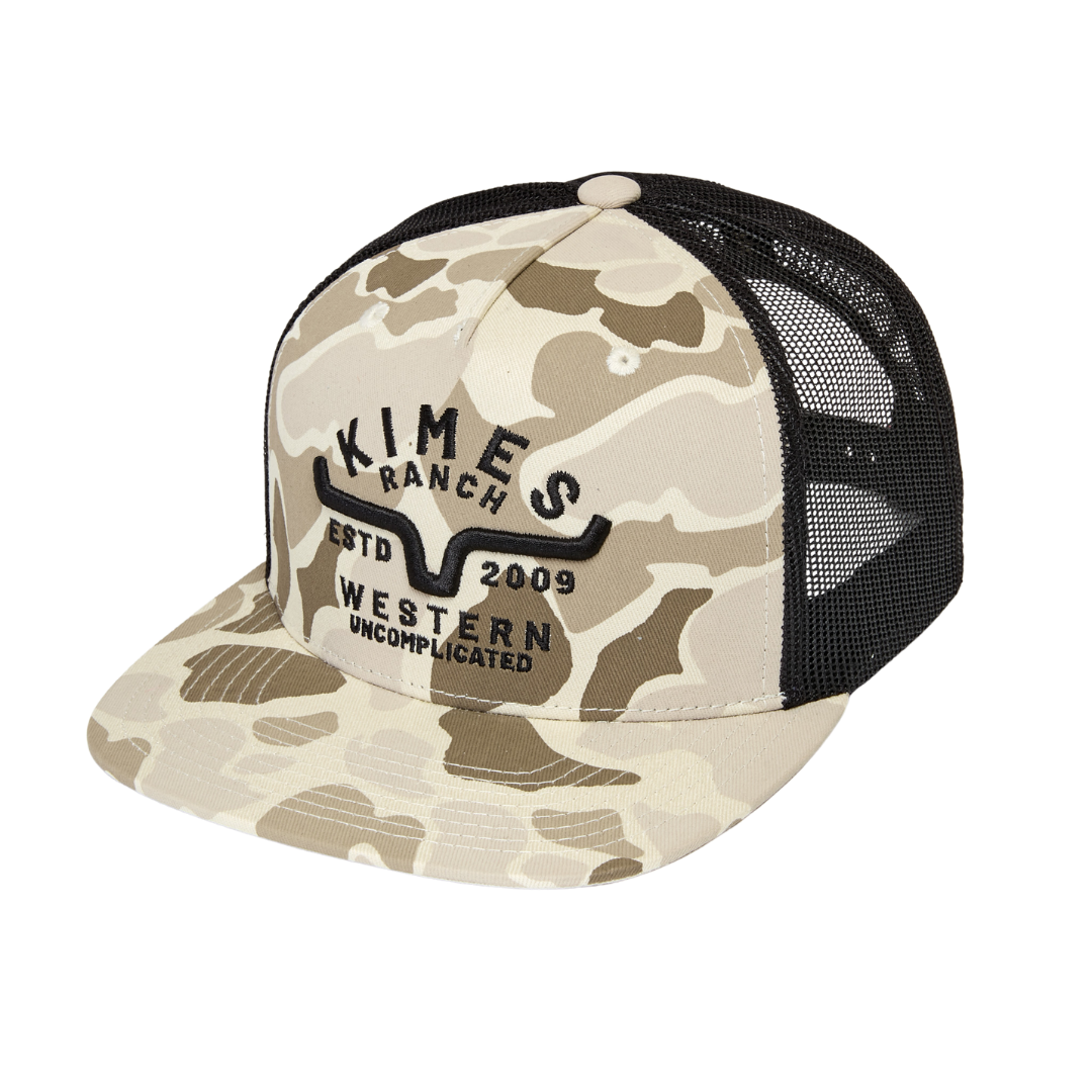 Kimes Ranch Grandview Natural Camo Trucker Cap UHA0000206-BE006