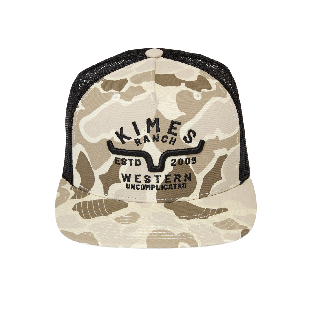 Kimes Ranch Grandview Natural Camo Trucker Cap UHA0000206-BE006