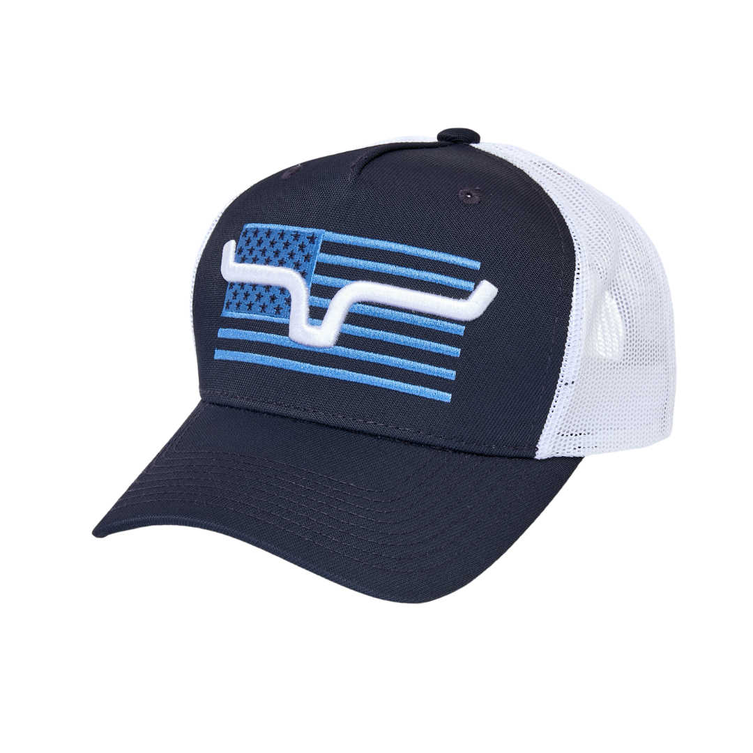 Kimes Ranch Capital Navy Blue Trucker Cap UHA0000213-BL004