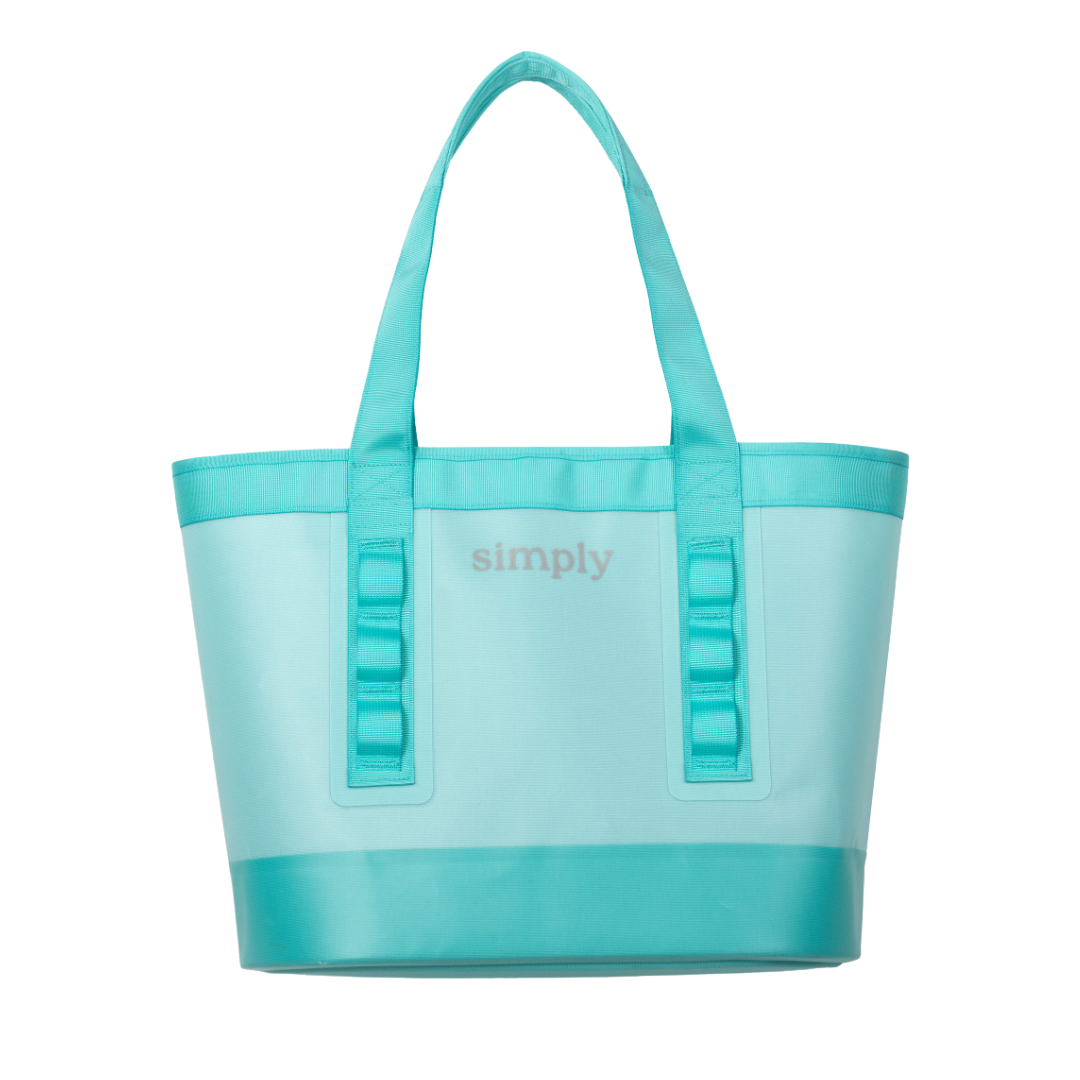 Simply Southern Ladies Tough Teal Tote 0126-SIMPLYTOTE-TOUGH-TEAL