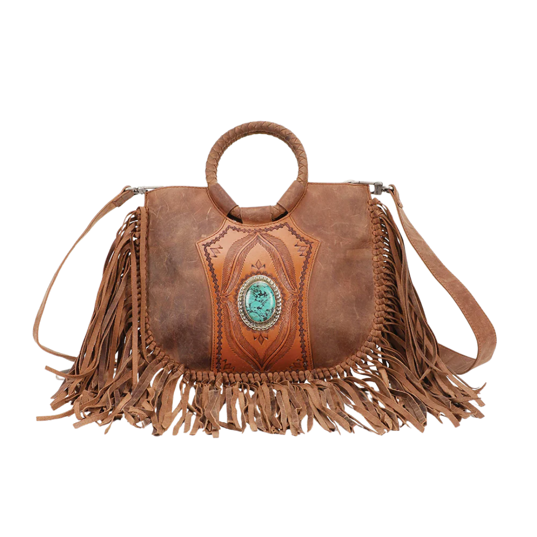Loyal West Sedona Tan Calfskin Tassel Bag LW-SS25-011-SB