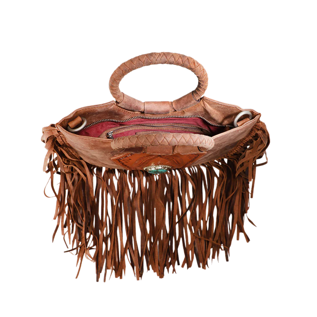 Loyal West Sedona Tan Calfskin Tassel Bag LW-SS25-011-SB