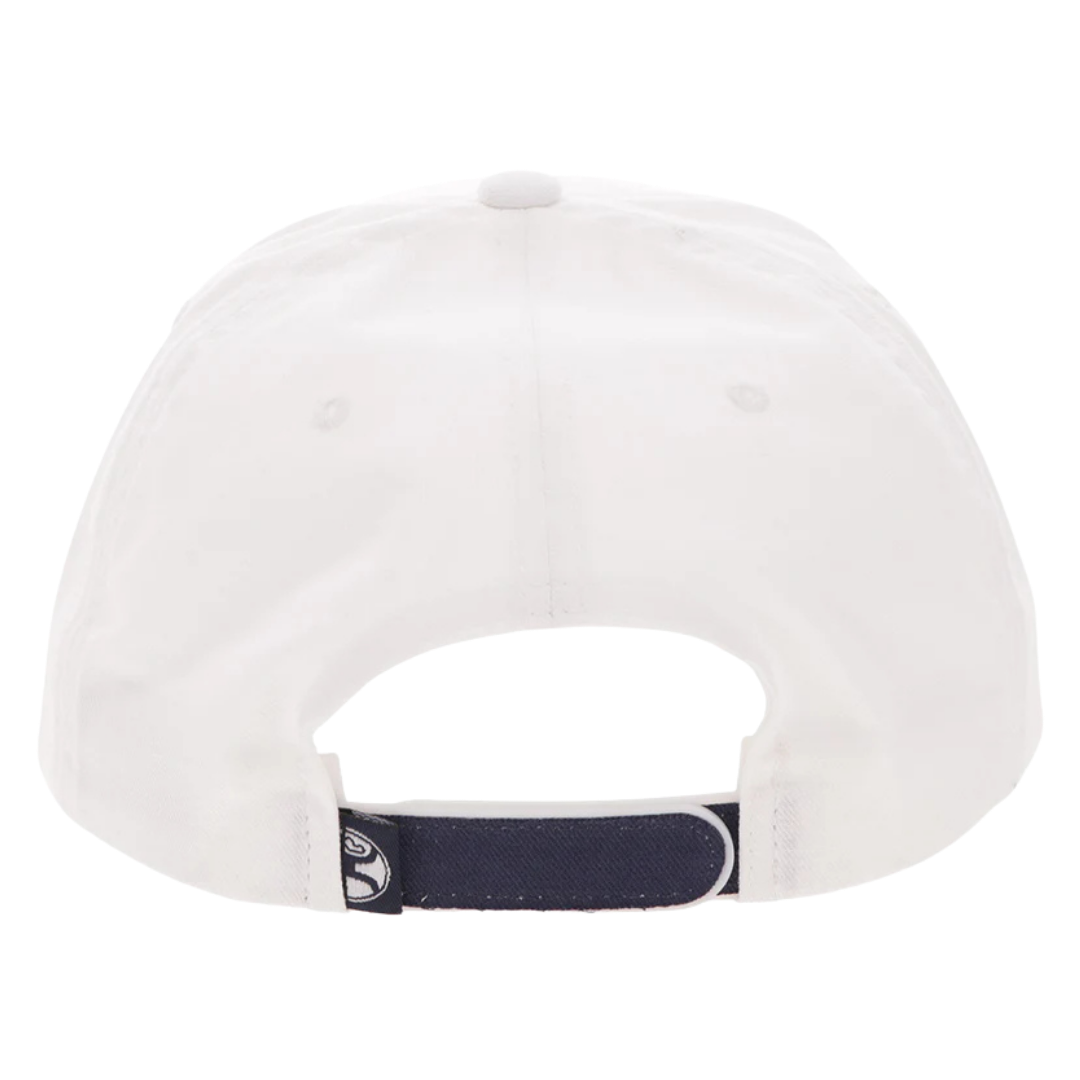 Hooey 'Decoy' White & Navy Blue Trucker Cap 6030T-WHNV