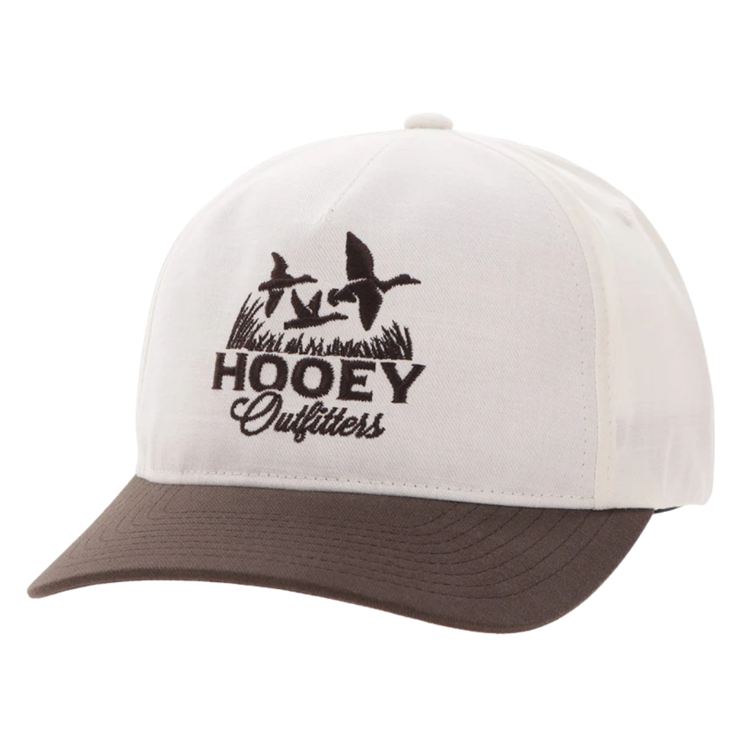 Hooey 'Decoy' Cream & Brown Trucker Cap 6030T-CRBR