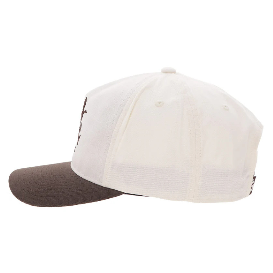 Hooey 'Decoy' Cream & Brown Trucker Cap 6030T-CRBR