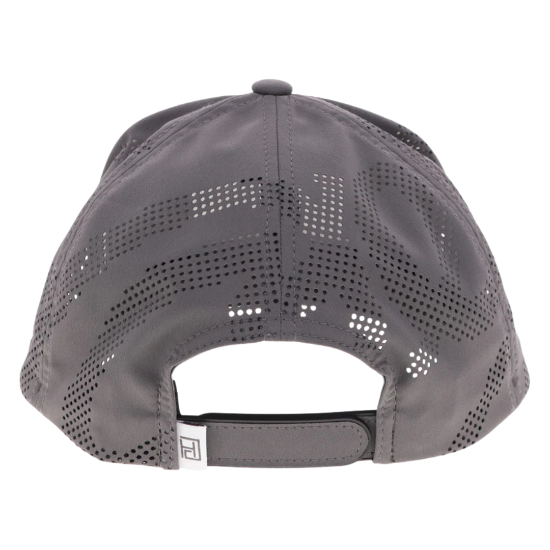 Hooey 'Noonan' Cowboy Golf Grey & Black Trucker Cap 2531T-GY