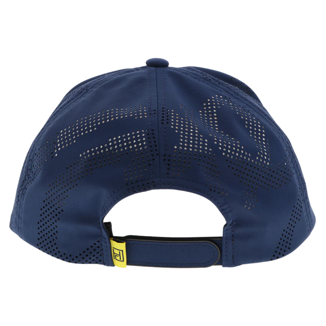 Hooey 'Cowboy Golf' Navy & Yellow Trucker Cap 2516T-NV