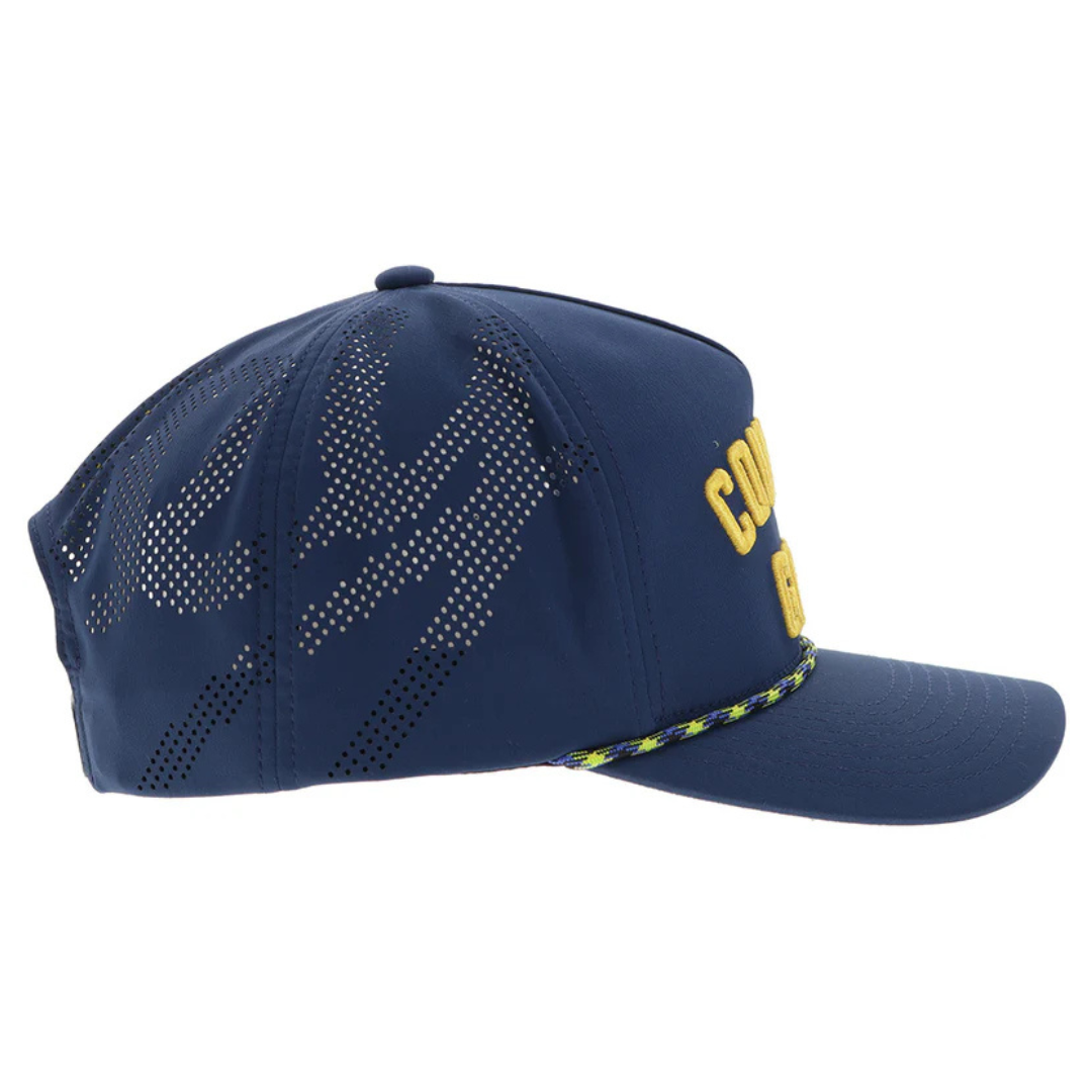 Hooey 'Cowboy Golf' Navy & Yellow Trucker Cap 2516T-NV
