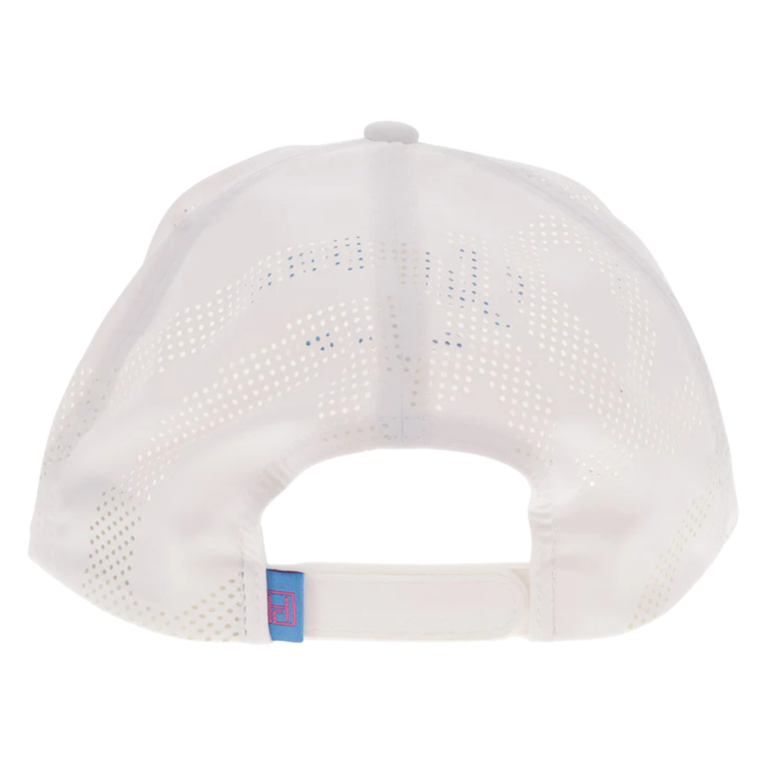 Hooey 'Cowboy Golf' White & Pink Trucker Cap 2516T-WHPK