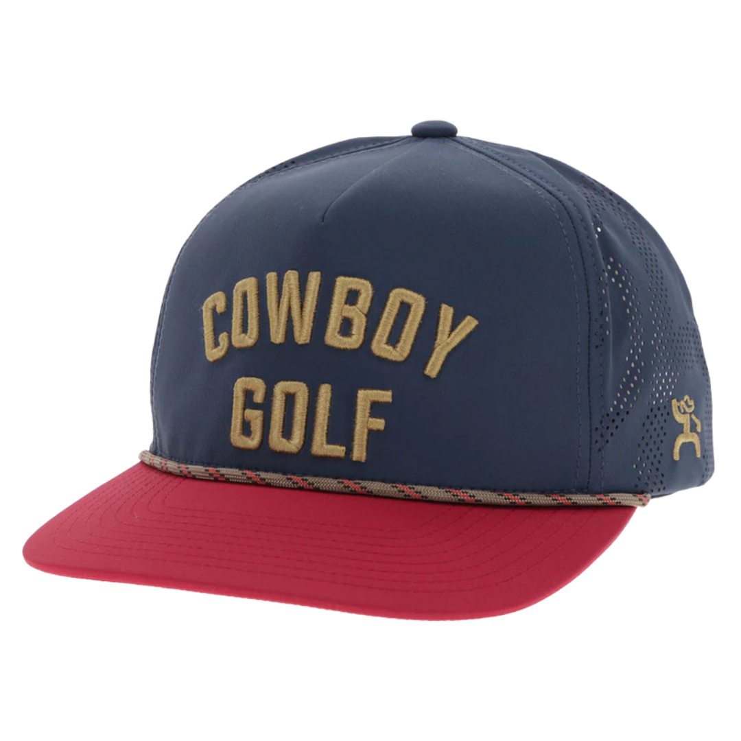 Hooey 'Cowboy Golf' Navy & Red Trucker Cap 2516T-NVRD