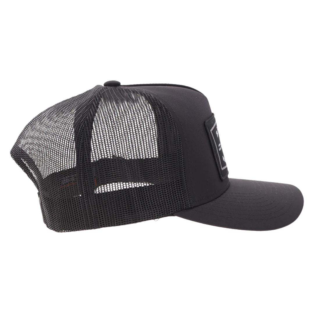 Hooey "Rank Stock" Black Trucker Cap 2661T-BK