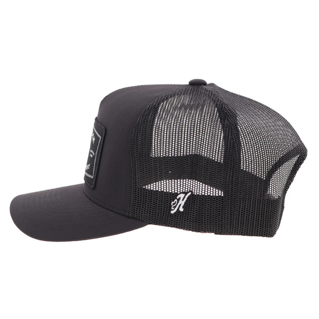 Hooey "Rank Stock" Black Trucker Cap 2661T-BK
