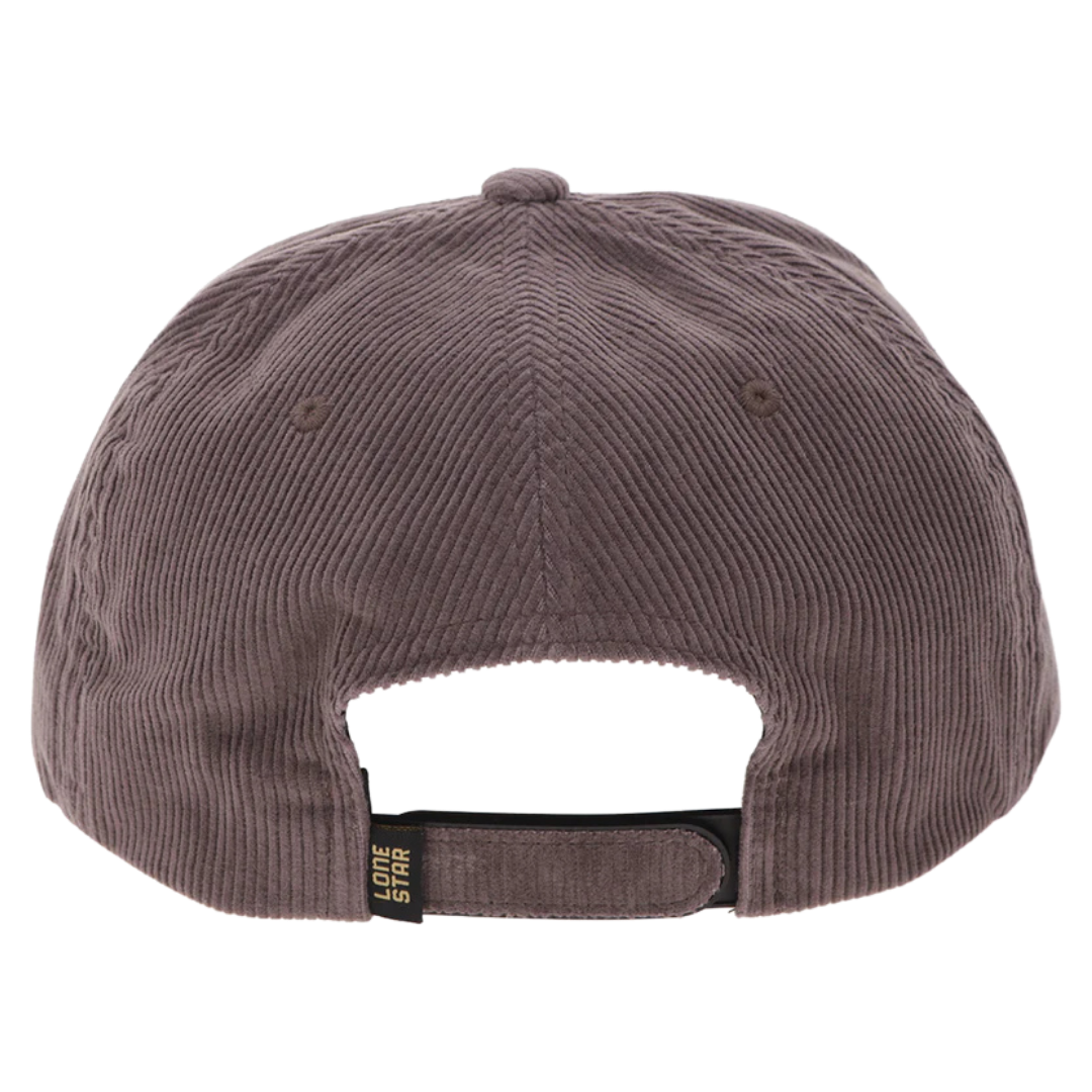 Hooey "Lone Star" Grey Corduroy Trucker Cap LS031T-GY