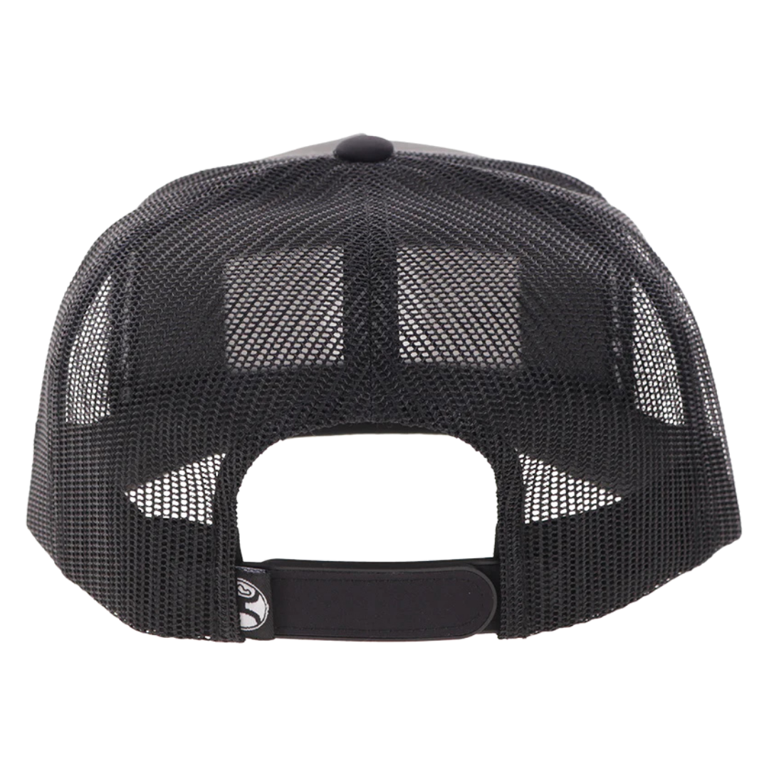 Hooey Wright Western Charcoal & Black Trucker Cap WB022