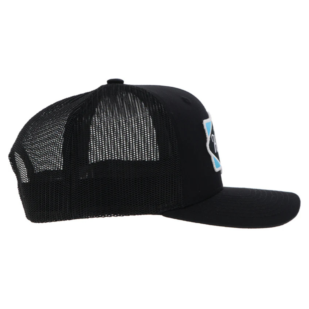 Hooey "Diamond" Black & Blue Trucker Cap 2322T-BK