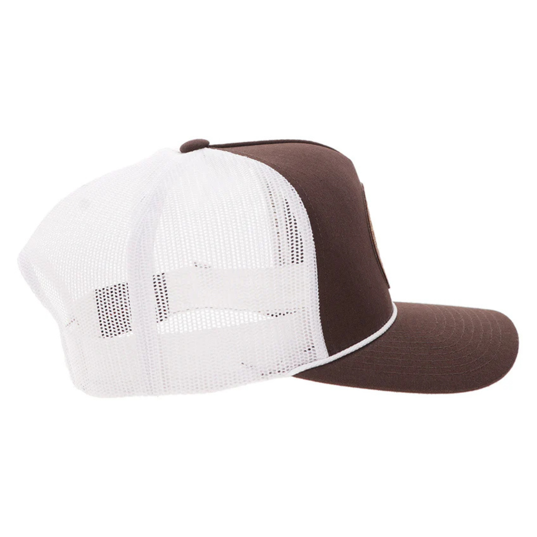 Hooey "Quanah" Brown & White Trucker Cap 2626T-BRWH