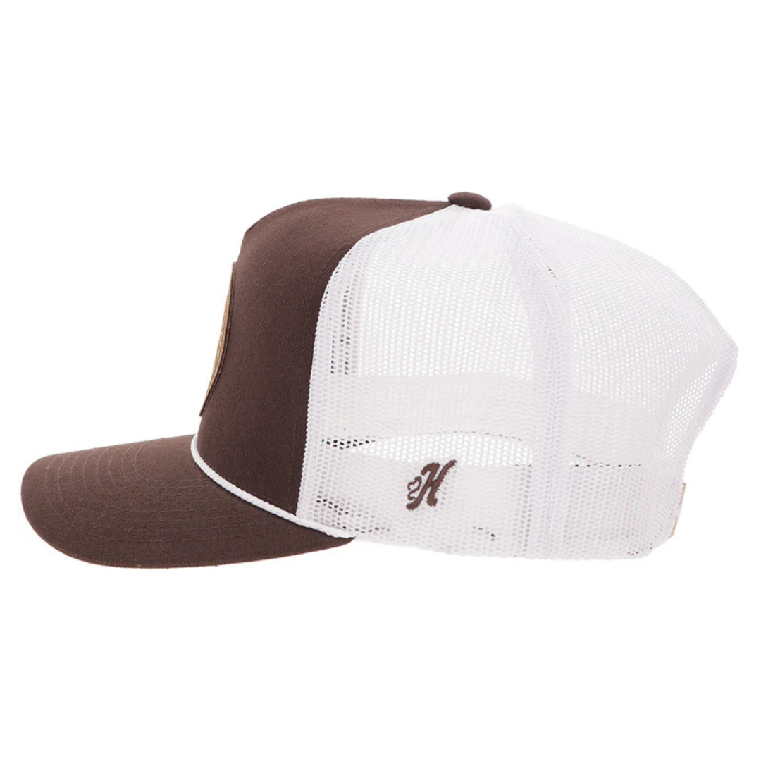 Hooey "Quanah" Brown & White Trucker Cap 2626T-BRWH