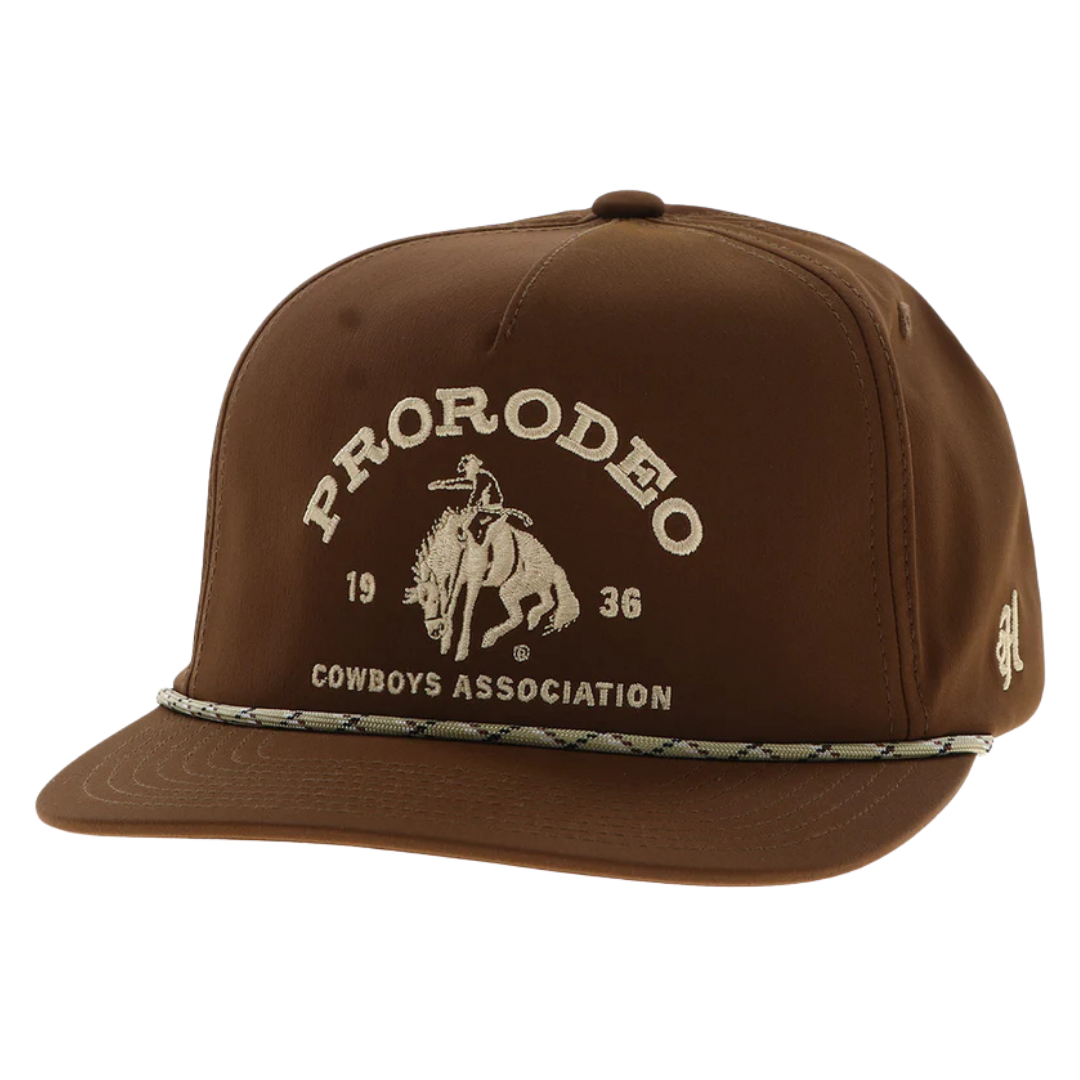 Hooey "Prorodeo" Brown & Gold Trucker Cap 2565T-BR
