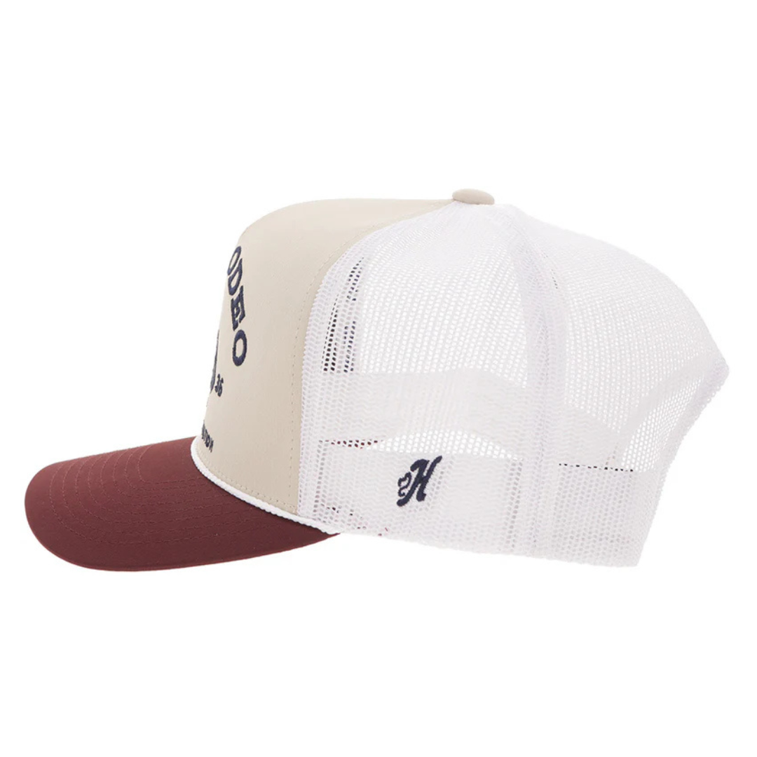 Hooey Prorodeo Tan & White Trucker Cap 2663T-TNWH