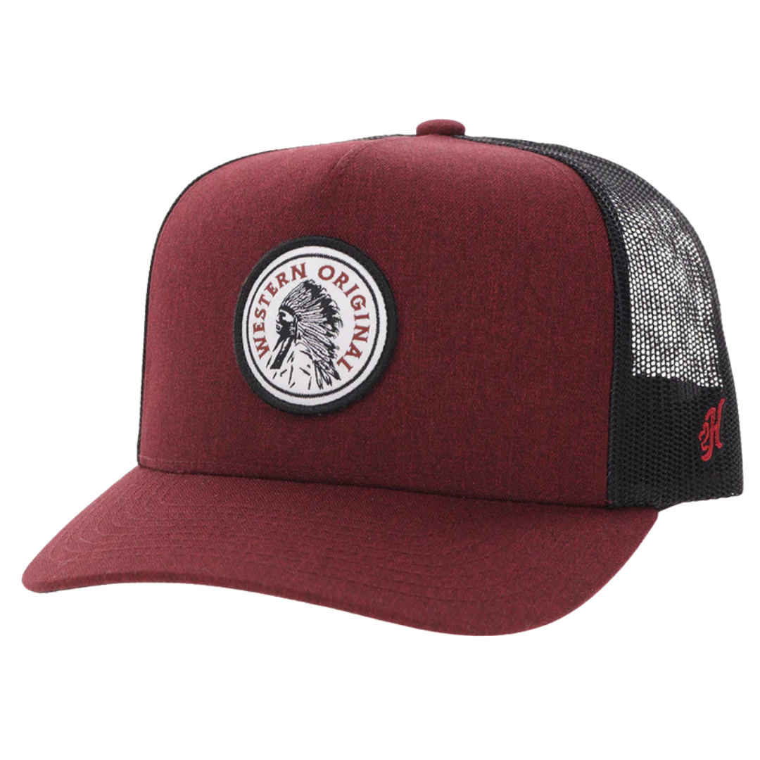 Hooey "Quanah" Red & Black Trucker Cap 2626T-RDBK