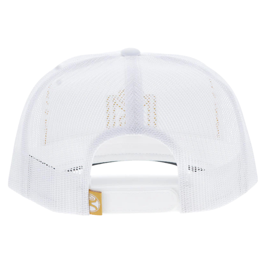 Hooey "Shad Money Mayfield" White & Gold Trucker Cap 2579T-WH
