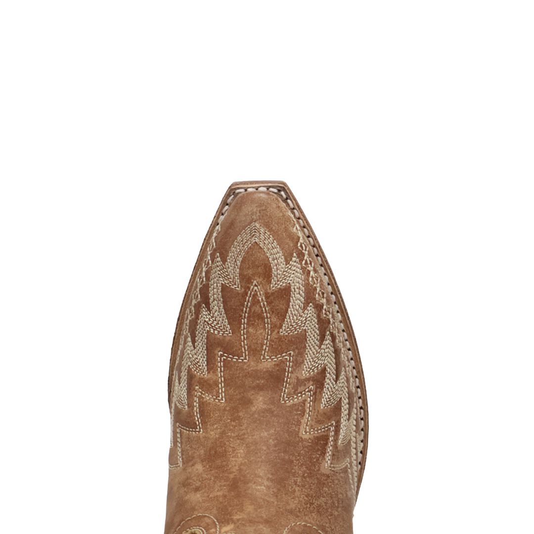 Laredo Ladies Roxelle Wide Calf Honey Tan Leather Boot 20055WC