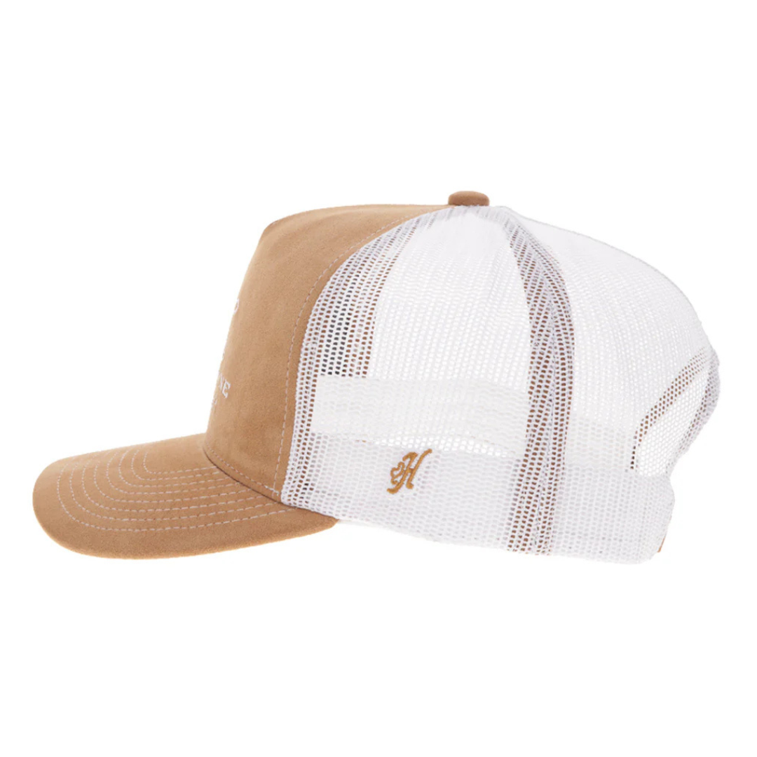 Hooey "John Wayne" Tan & White Trucker Cap 2670T-TNWH