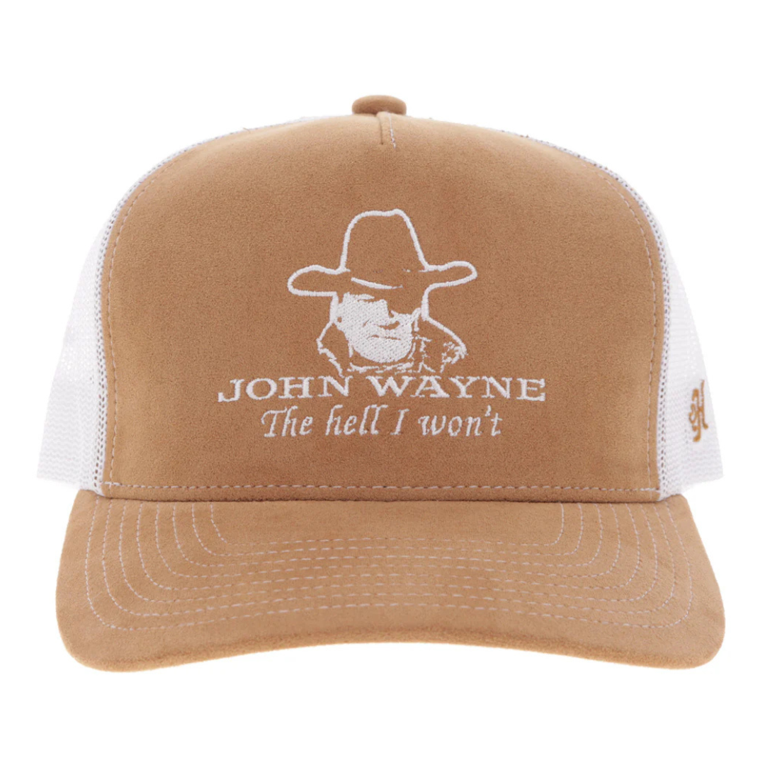 Hooey "John Wayne" Tan & White Trucker Cap 2670T-TNWH