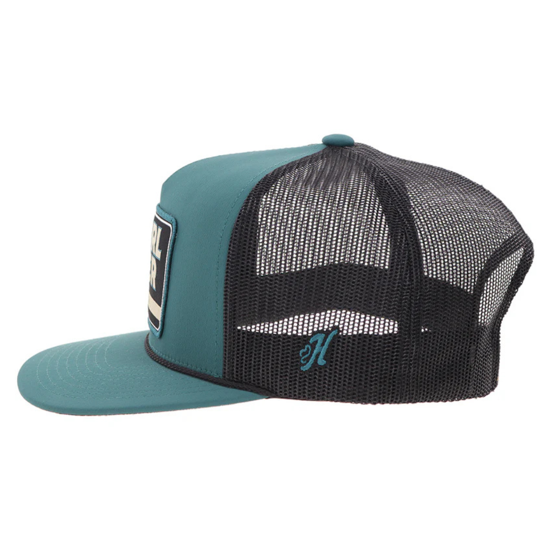 Hooey "Pearl" Blue & Black Trucker Cap 2672T-BLBK