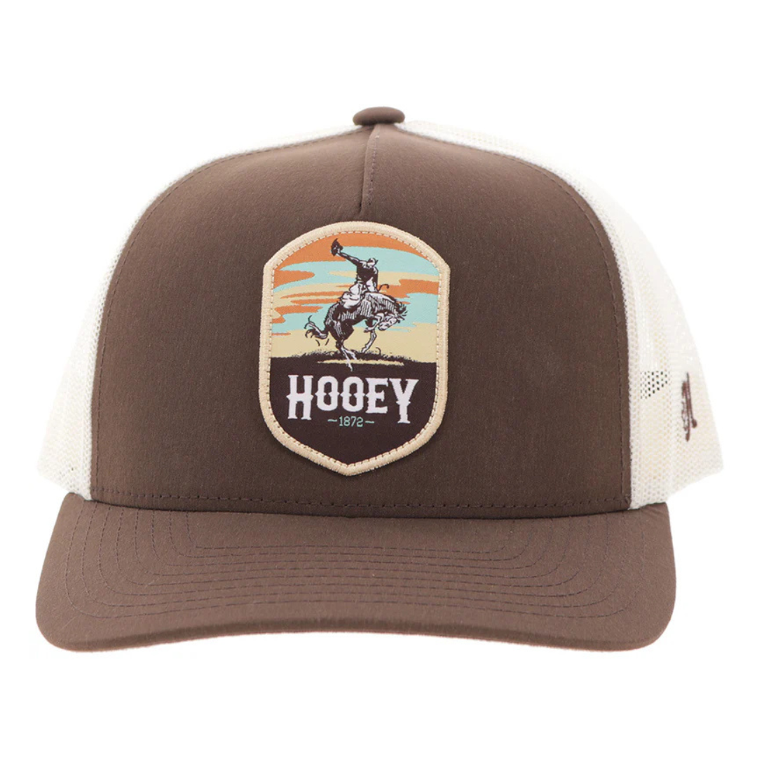 Hooey "Cheyenne" Tan & Brown Trucker Cap 2647T-BRTN