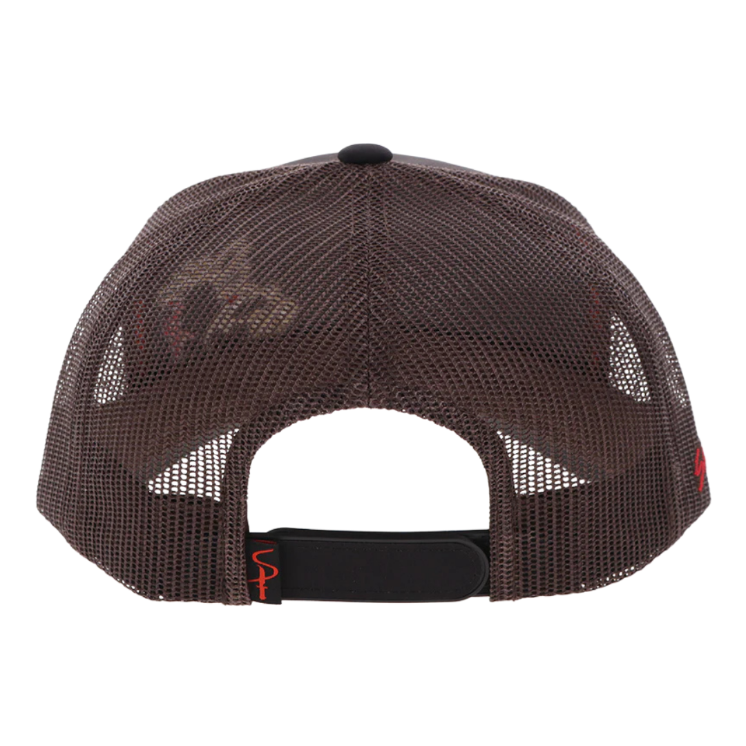 Hooey "Sniper Pig" Black & Brown Trucker Cap SP2601T-BKBR