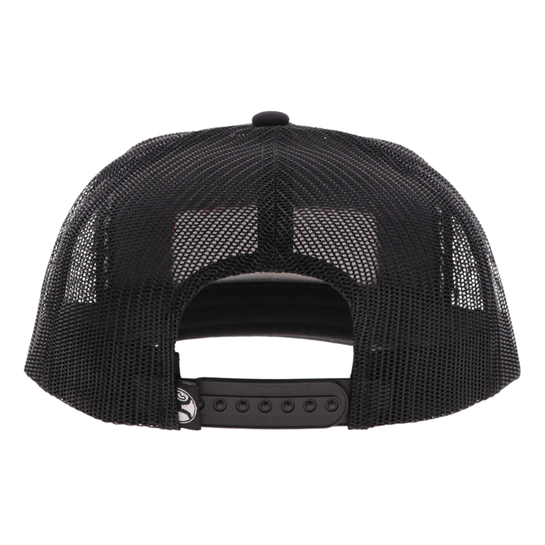 Hooey "Resistol" Solid Black 5 Panel Trucker Cap 2552T-BK