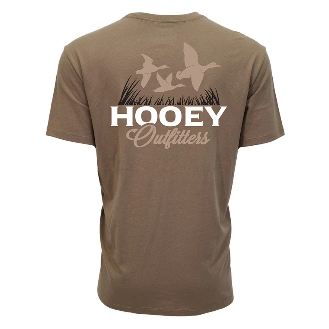 Hooey Men's "Decoy" Outfitters Brown T-Shirt HT2616BR
