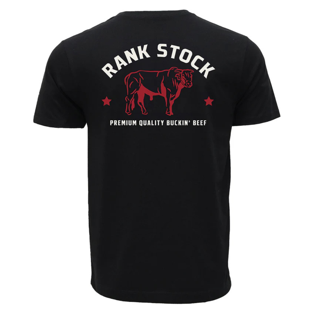 Hooey Men's "Charbray" Black Rank Stock Pocket T-Shirt HT2619BK