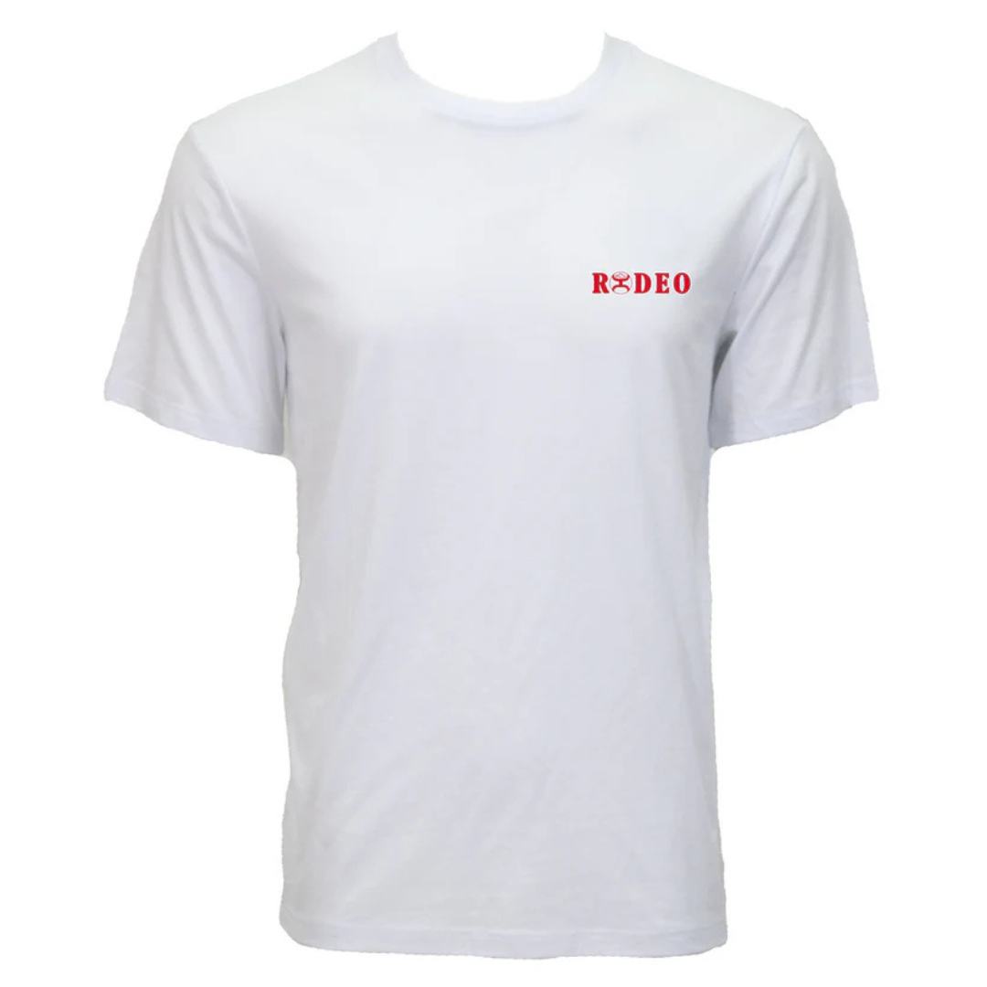Hooey Men's "Rodeo Round Up" White Graphic T-Shirt HT2609WH
