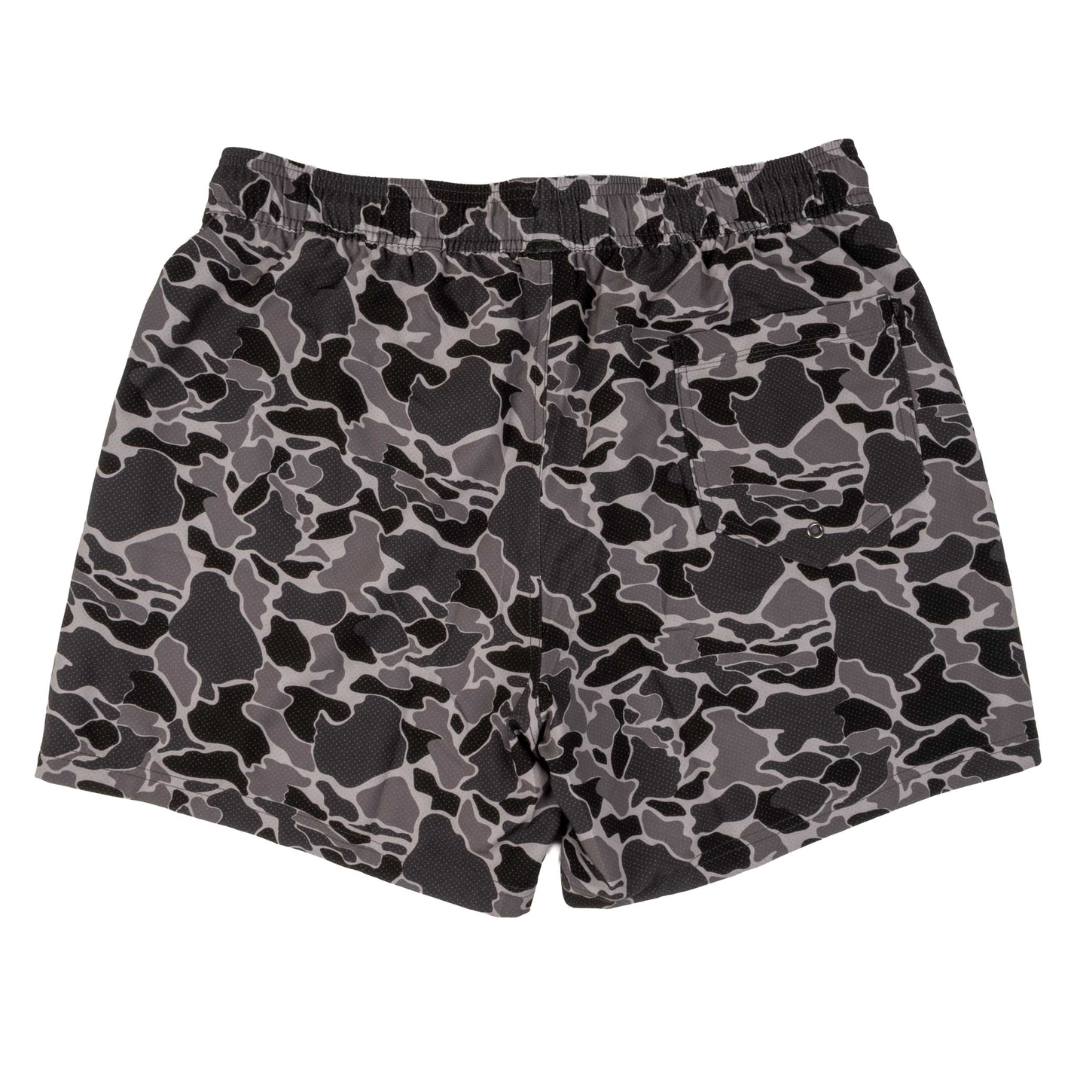 Rock & Roll Denim Men's Camo Print Volley Swim Shorts BM68W08377