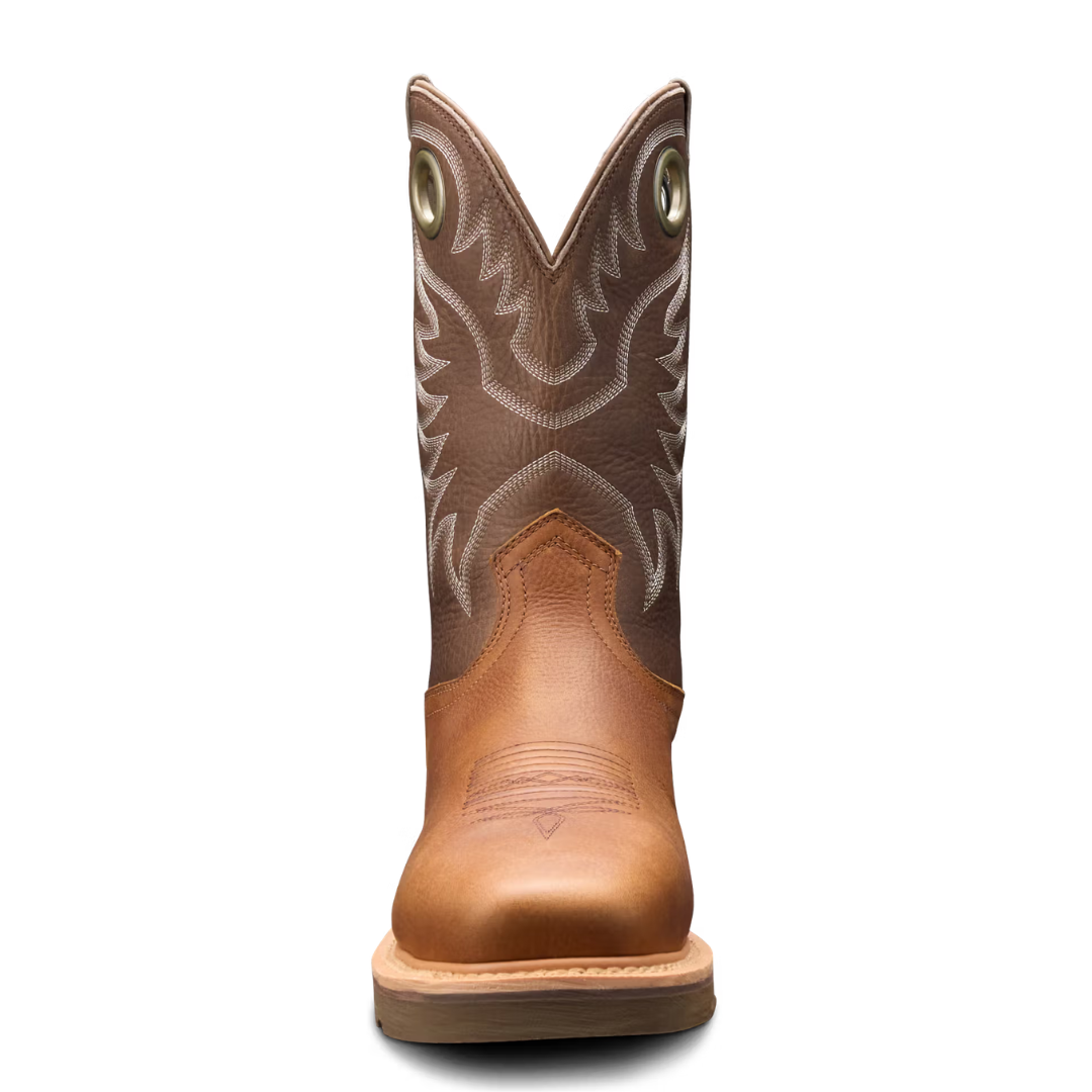 Tecovas Men's The LongHaul Saddle & Fossil Composite Toe Work Boot 10083-CFS