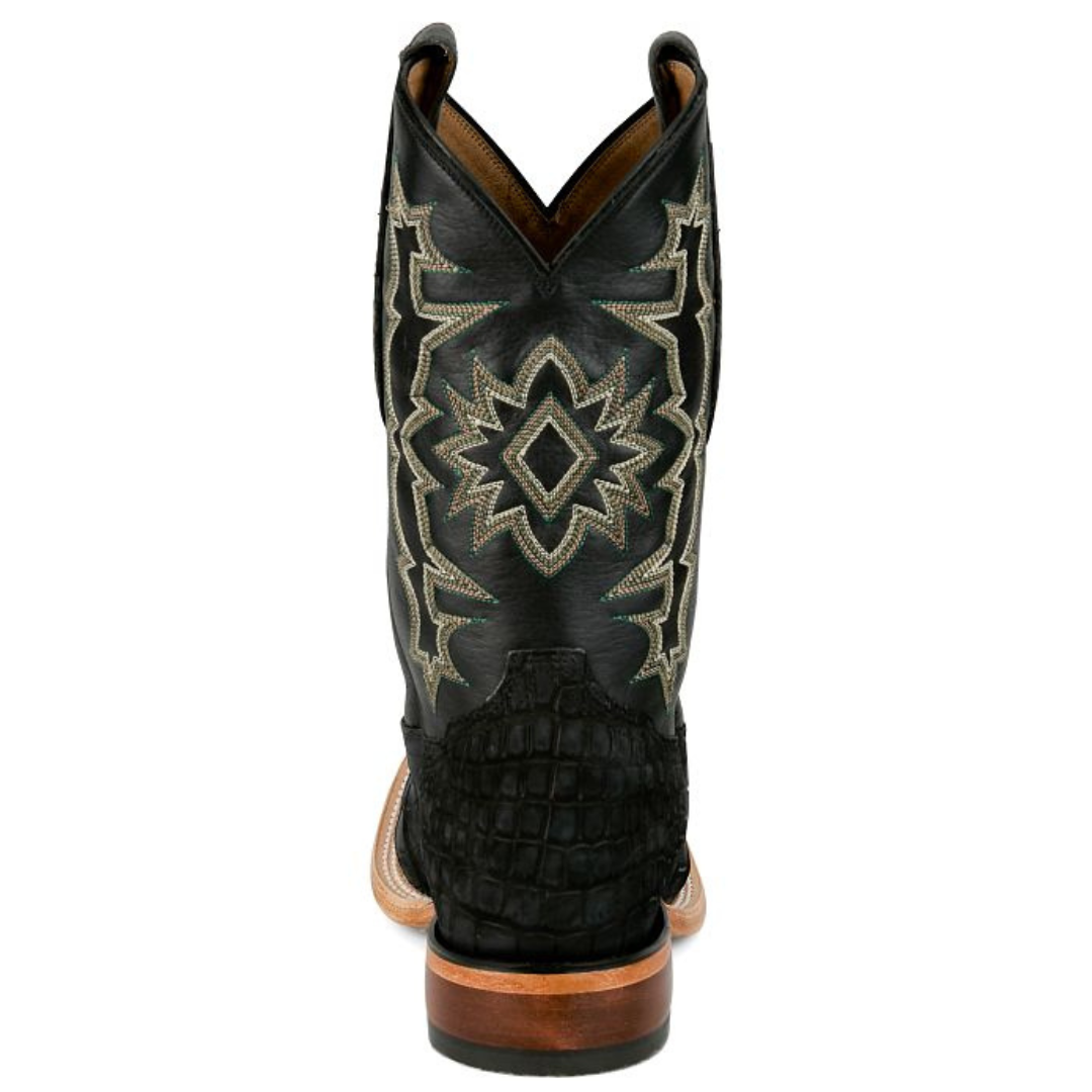 Tony Lama Men's Miguel 11" Black Alligator Western Boot HE6382