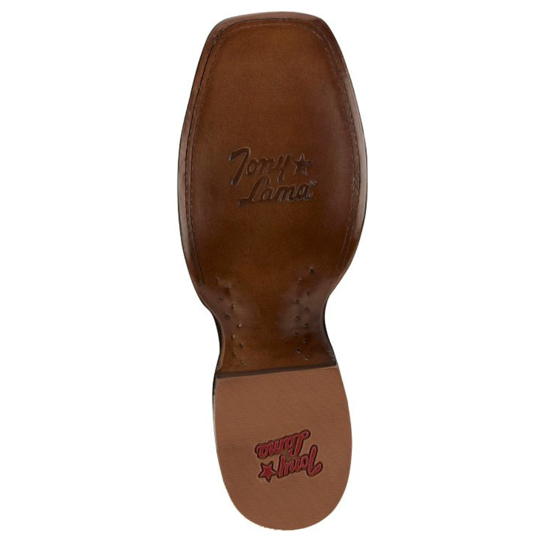 Tony Lama Men's Wray Tobacco Cowhide Leather Western Boot RN3515