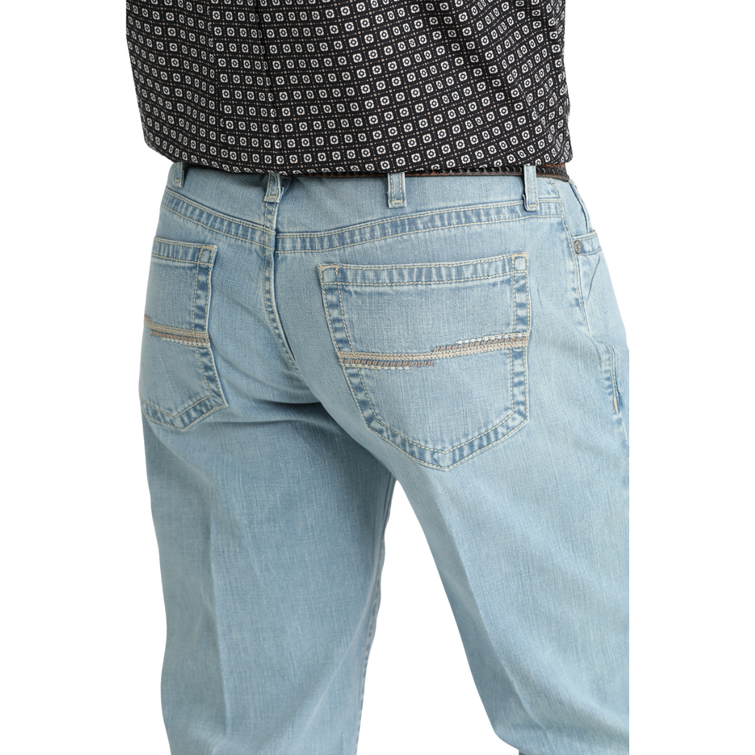 Cinch Men's White Label Light Stone Wash Straight Leg Jean MB92834064