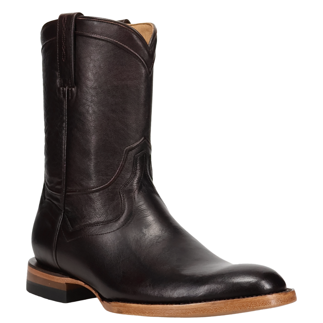 Dan Post Men's Hartwell Chocolate Brown Leather Roper Boot DP7136