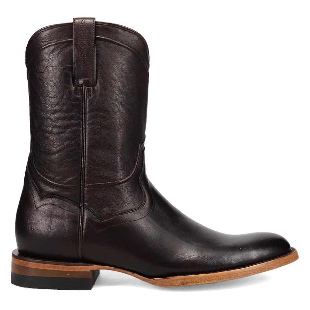 Dan Post Men's Hartwell Chocolate Brown Leather Roper Boot DP7136