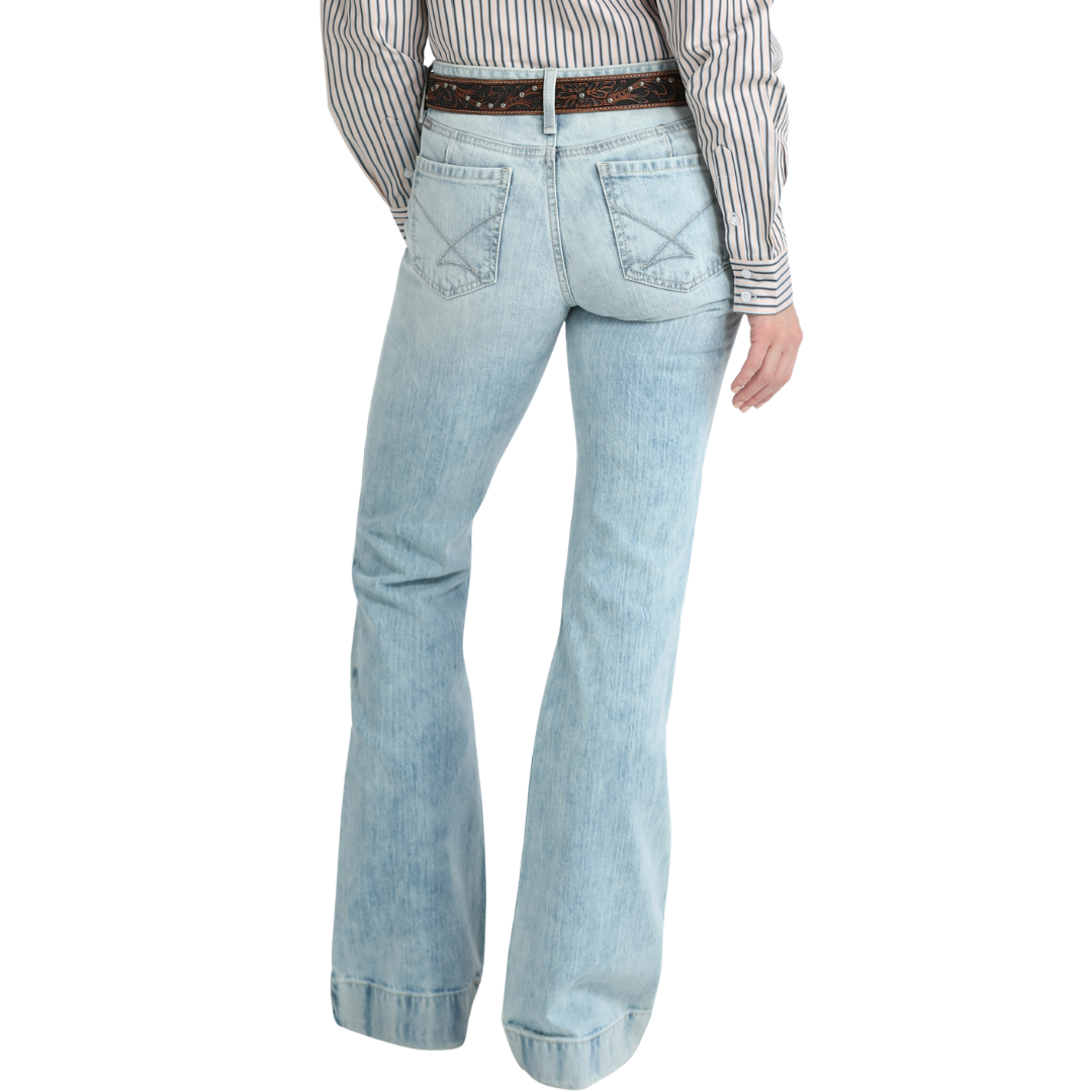 Cinch Ladies Lynden Light Stone Wash Denim Trouser Jeans MJ81454096