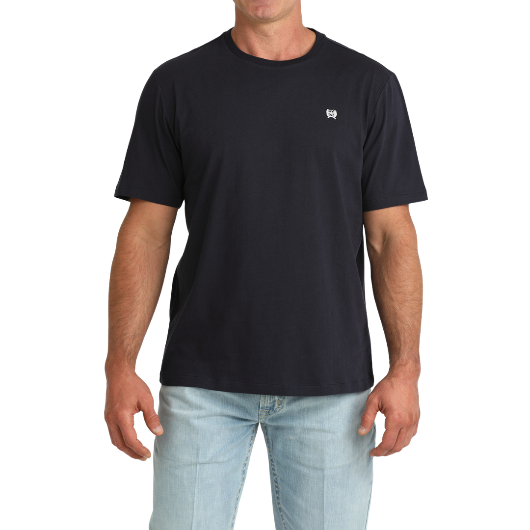 Cinch Men's Solid Navy Classic Fit T-Shirt MTK1650006