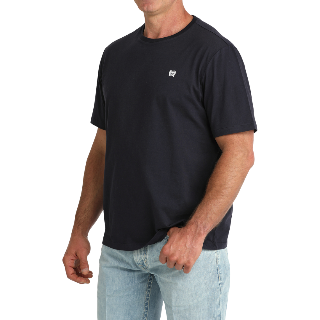 Cinch Men's Solid Navy Classic Fit T-Shirt MTK1650006