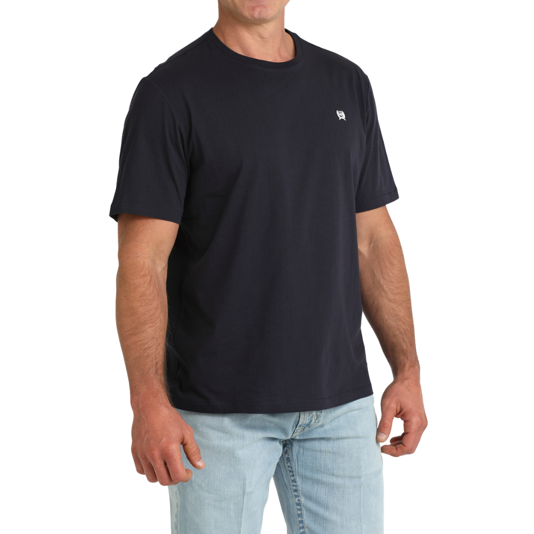 Cinch Men's Solid Navy Classic Fit T-Shirt MTK1650006