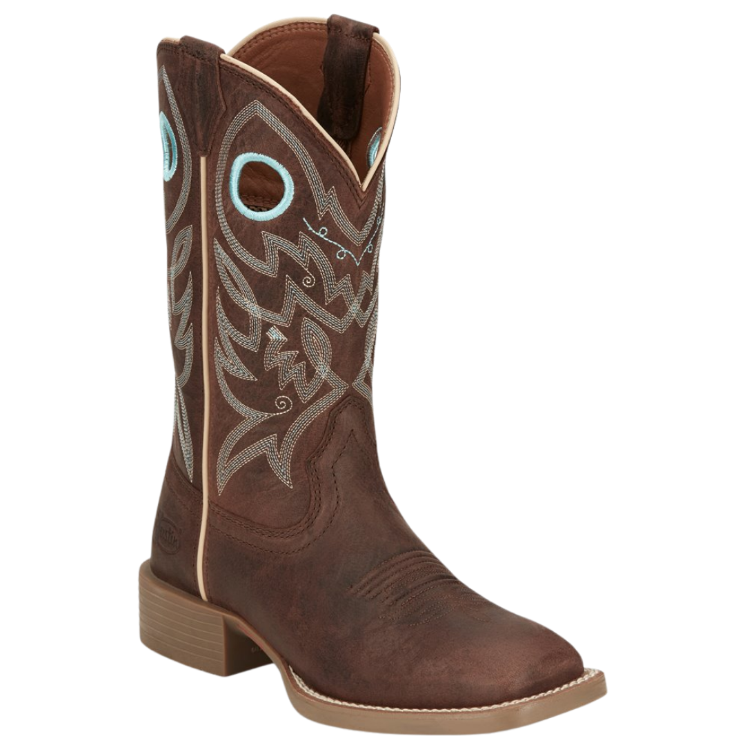 Justin Ladies Liberty Spicy Brown Water Buffalo Work Boot SE2801