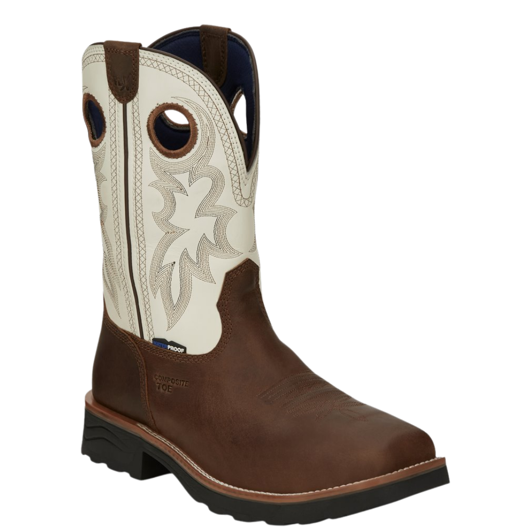Tony Lama Men's Fireball 11" Composite Toe Waterproof Work Boot TW3302